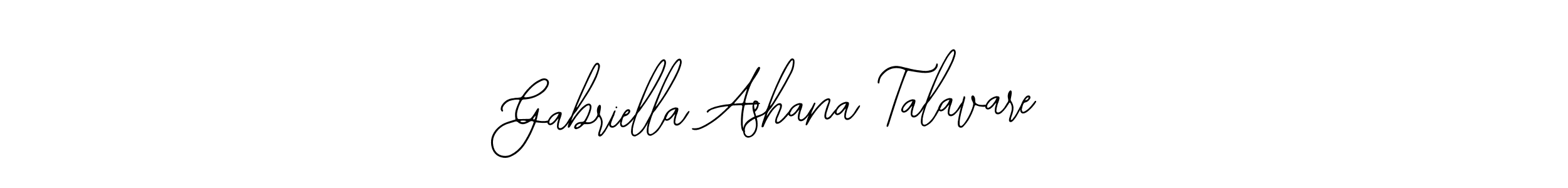The best way (Bearetta-2O07w) to make a short signature is to pick only two or three words in your name. The name Gabriella Ashana Talavare include a total of six letters. For converting this name. Gabriella Ashana Talavare signature style 12 images and pictures png